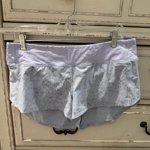 Women's Light Gray Athletic Shorts - Picture 1 of 2